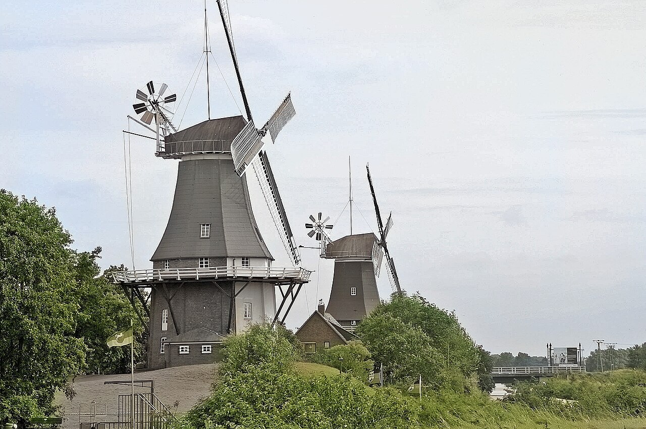 Die Zwillingsmühlen von Greetsiel